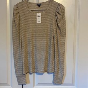 Splendid striped sparkly top shirt NWT. S/M